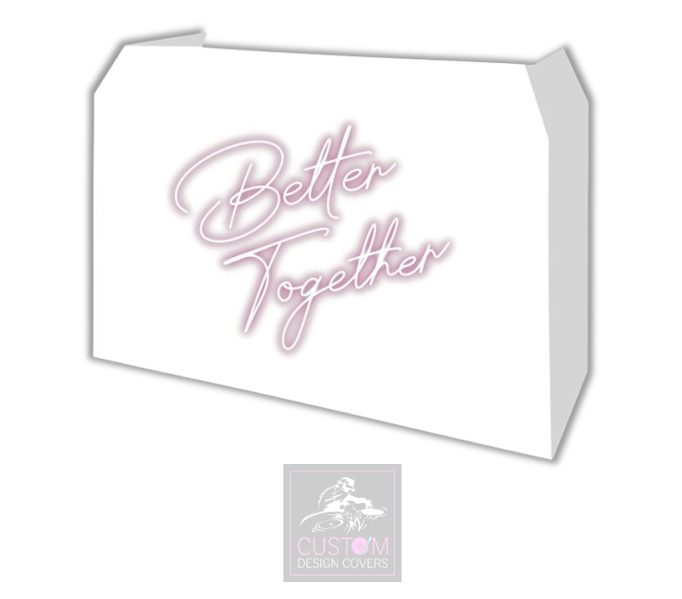 Neon Effect Better Together Lycra DJ Booth Cover