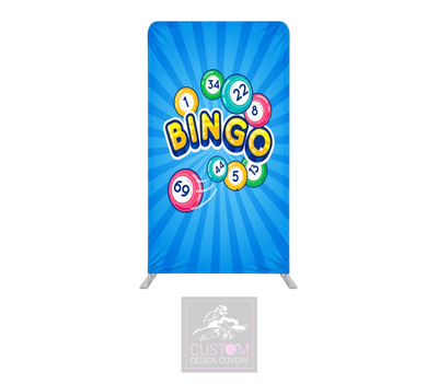 Blue Bingo Lycra Display Banner Cover