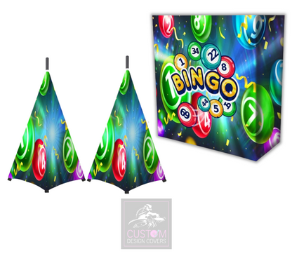 Bingo Lycra DJ Booth Cover (PACKAGE BUNDLES) - TRUSS