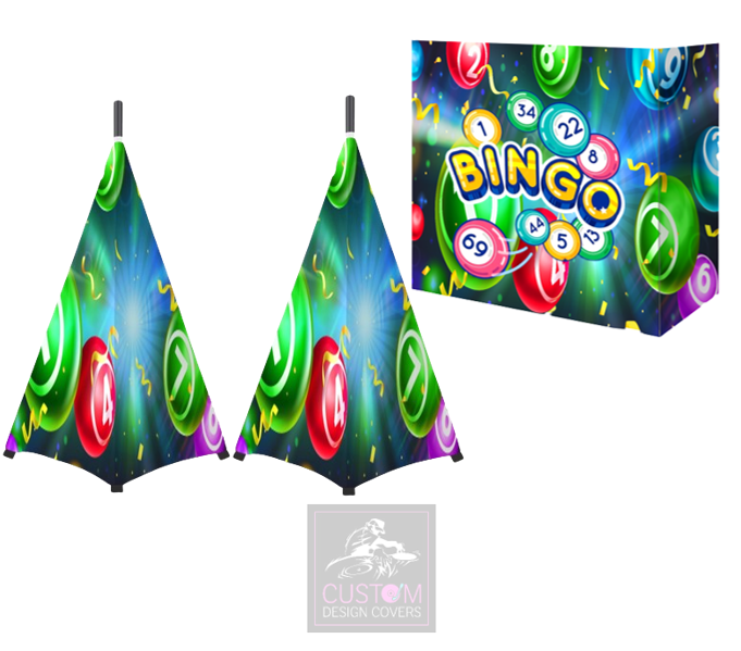 Bingo Lycra DJ Booth Cover (PACKAGE BUNDLE) - COMBI 