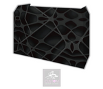 Black Abstract  Lycra DJ Booth Cover