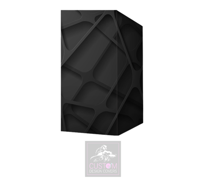 Black Abstract Booth Cover Micron