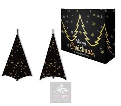 Christmas Lycra DJ Booth Cover (PACKAGE BUNDLE) - COMBI 