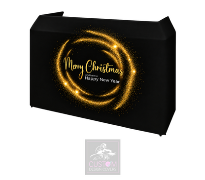 Merry Christmas Lycra DJ Booth Cover