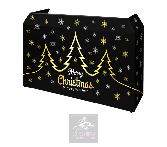 Christmas Lycra DJ Booth Cover
