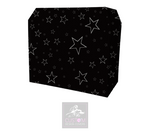 Black Grey Star Lycra DJ Booth Cover