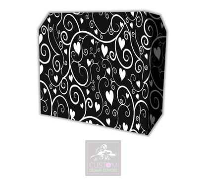 Hearts & Vines Lycra DJ Booth Cover