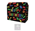 Happy Birthday BLACK Lego DJ Booth Cover-MKII