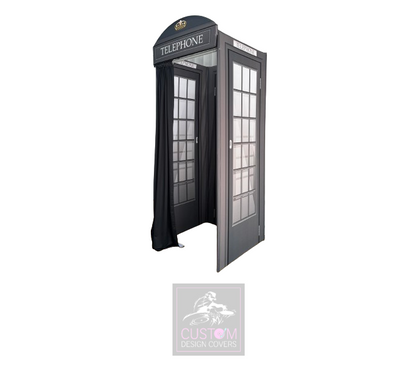 Black Audio Guest Book Telephone Booth