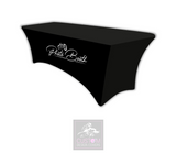 Black Photobooth Lycra Table Cover 