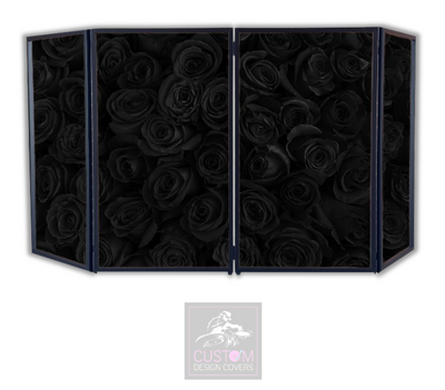 BLACK ROSES DJ LYCRA FACADE PANELS 