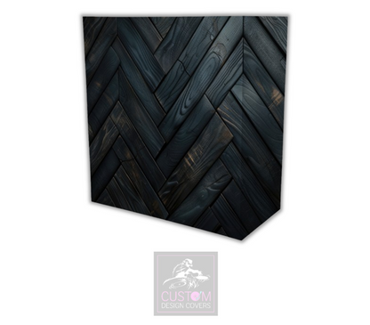 Black Rustic Lycra DJ Covers 