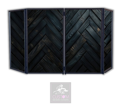 BLACK RUSTIC DJ LYCRA FACADE PANELS