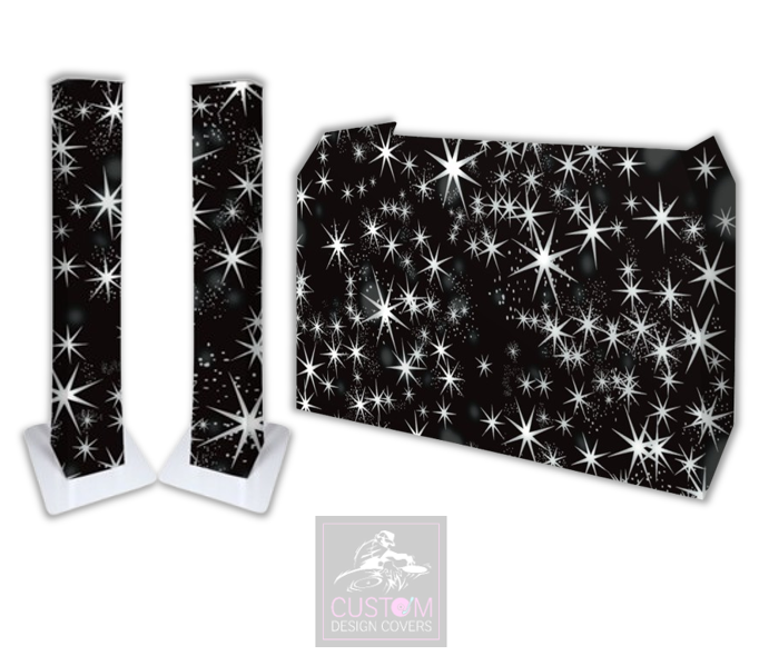 Black Silver Star DJ Covers (PACKAGE BUNDLE)