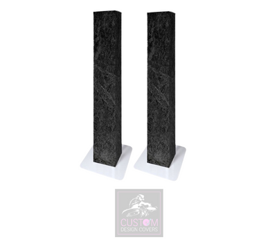Black Slate Lycra DJ Covers (PACKAGE BUNDLE)