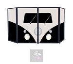 VW CAMPER BLACK DJ LYCRA FACADE PANELS