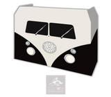 VW Camper BLACK Lycra DJ Booth Cover