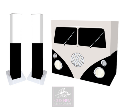 Black VW Camper Lycra DJ Covers (PACKAGE BUNDLES) - TRUSS 