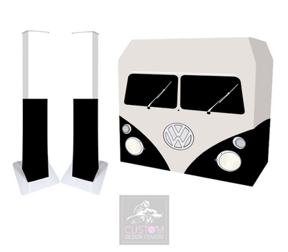 Black VW Camper DJ Covers (PACKAGE BUNDLE) - MKII