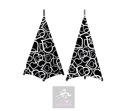 Wedding Hearts Lycra DJ Covers (PACKAGE BUNDLE)