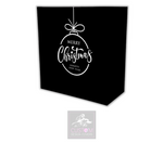 Merry Christmas Lycra DJ Booth Cover *Black/White*