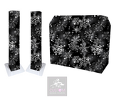 Christmas Snowflake Lycra DJ Booth Cover (PACKAGE BUNDLE) 