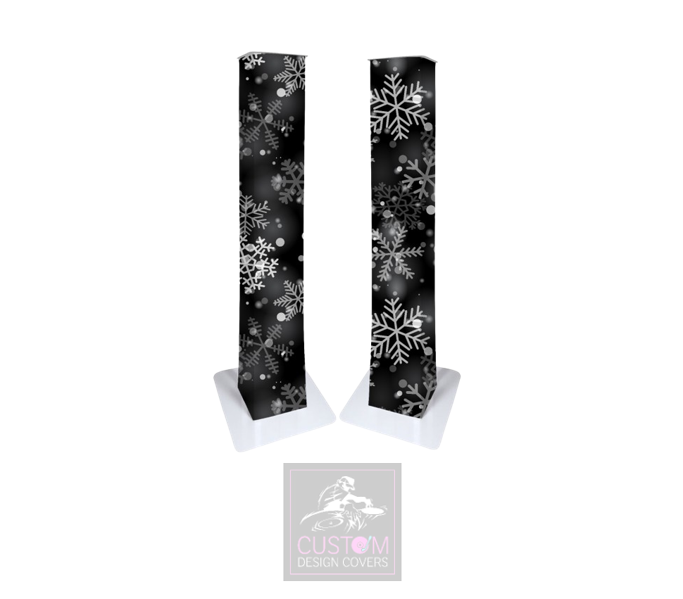 Christmas Snowflake Lycra Podiums (PAIR) 