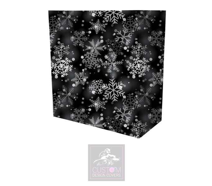 Christmas Snowflake Lycra DJ Booth Cover