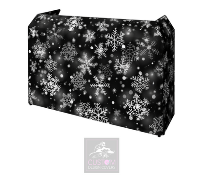 Christmas Snowflake Lycra DJ Booth Cover (PACKAGE BUNDLE)