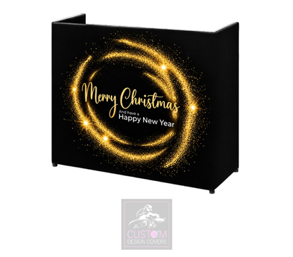 Merry Christmas Lycra DJ Booth Cover