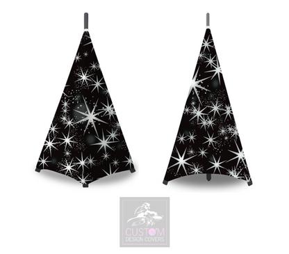 Black Silver Star DJ Covers (PACKAGE BUNDLE)