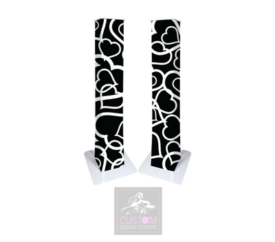 Wedding Heart Podium Covers (PAIR)
