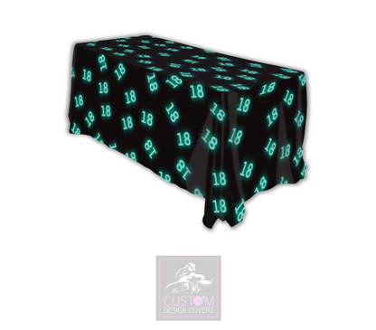 Blue Age Rectangle Table Cover