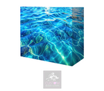 Blue Ocean Lycra DJ Booth Cover