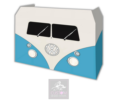 Blue VW Camper DJ Covers (PACKAGE BUNDLE)