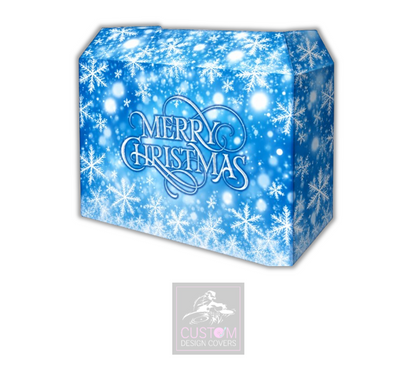 Merry Christmas Lycra DJ Booth Cover