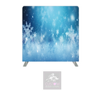 Blue Christmas Lycra Pillowcase Backdrop Cover (DOUBLE SIDED)