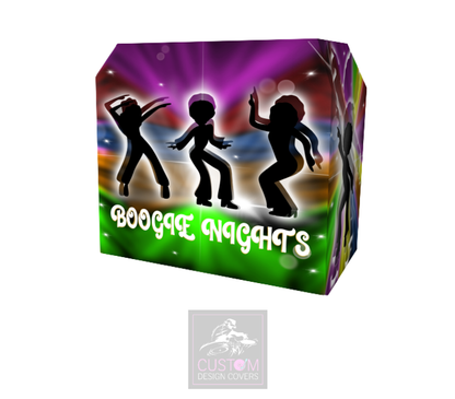 Boogie Nights Lycra DJ Booth Cover