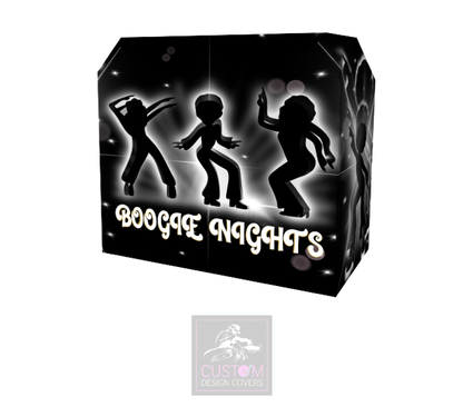 Boogie Nights (BLACK) DJ Booth Cover-MKII