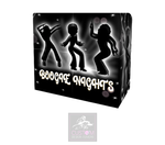 Boogie Nights (BLACK) Lycra DJ Booth Cover