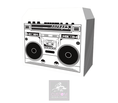 Boombox Stereo Lycra DJ Booth Cover