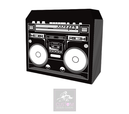 Boombox Stereo Lycra DJ Booth Cover