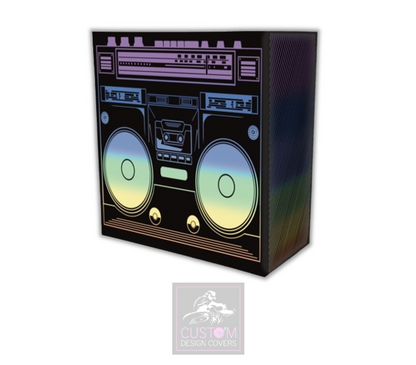Boombox Stereo Lycra DJ Booth Cover