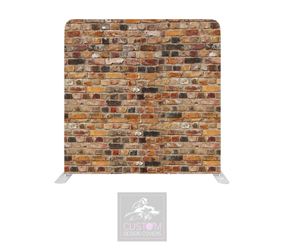 Brick Effect Lycra Pillowcase Backdrop Cover