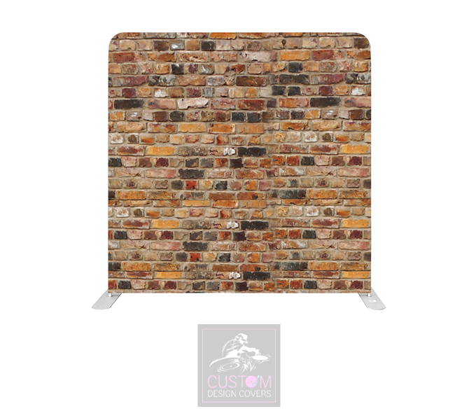 Brick Effect Lycra Pillowcase Backdrop Cover (DOUBLE SIDED)