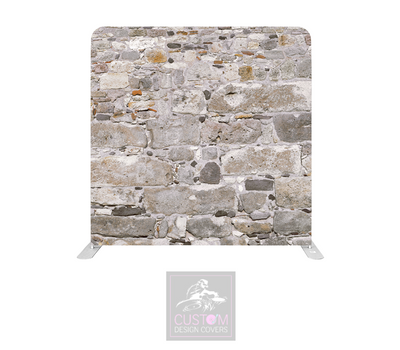 Stone Wall Lycra Pillowcase Backdrop Cover (DOUBLE SIDED)
