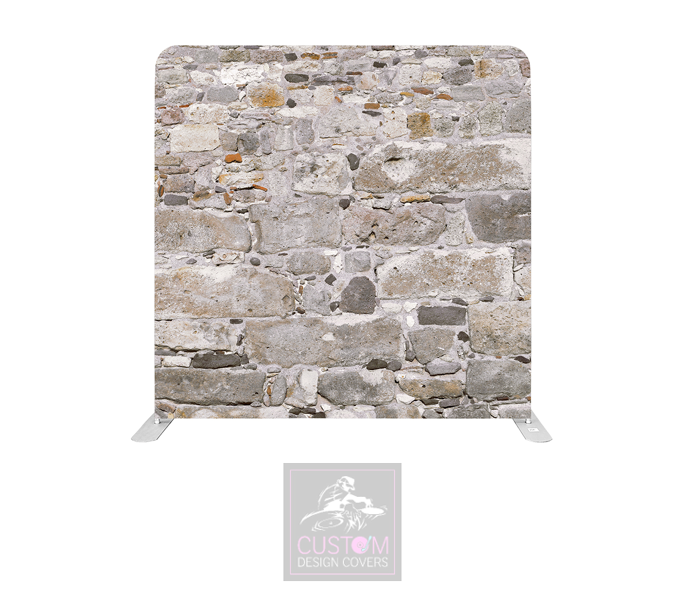 Stone Wall Lycra Pillowcase Backdrop Cover (DOUBLE SIDED)