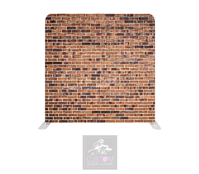 Natural Brick Wall Effect Lycra Pillowcase Backdrop Cover
