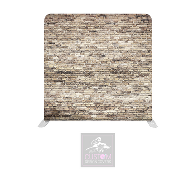 Brick Effect Lycra Pillowcase Backdrop Cover (DOUBLE SIDED)