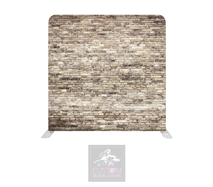 Brick Effect Lycra Pillowcase Backdrop Cover (DOUBLE SIDED)